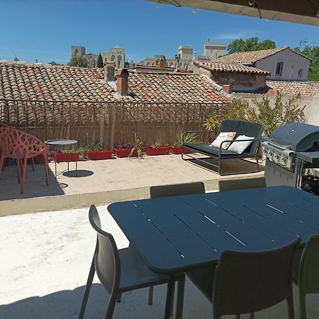 Maison Intra Muros, Terrasses Avec Vue Jaccuzzi Et Garage Avignon Bilik gambar